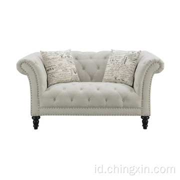 Sofa Kain Set 2 Seater Ruang Tamu Mebel Sofa